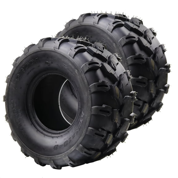 AT21X10‑8 4PR All‑Terrain Tire Set – 2‑Pack Tubeless for ATV/UTV, Lawn Mower & Off‑Road – Fits 8″ Rims