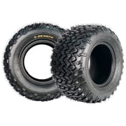 AT22X11-10 22x11-10 ATV/UTV Rear Tires - 4-Ply Heavy Duty. Tubeless. Knobby All-Terrain for Off-Road. Trail. Mud. Snow. Sand - Superior Grip & Durability - Set of 2. Specs AT22X11-10