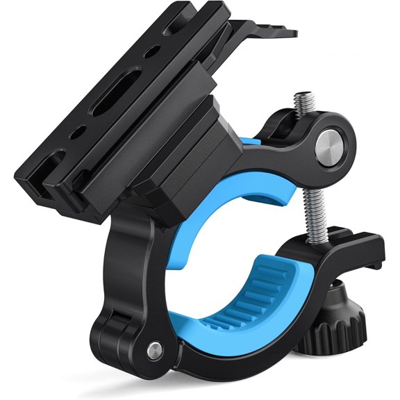 AT2XP Metal Bike Mount with 1/4" Thread Convert Flashlight to Bike Light, Compatible with X1Pro, Aluminum Alloy for Handlebar/Tripod/Selfie Stick