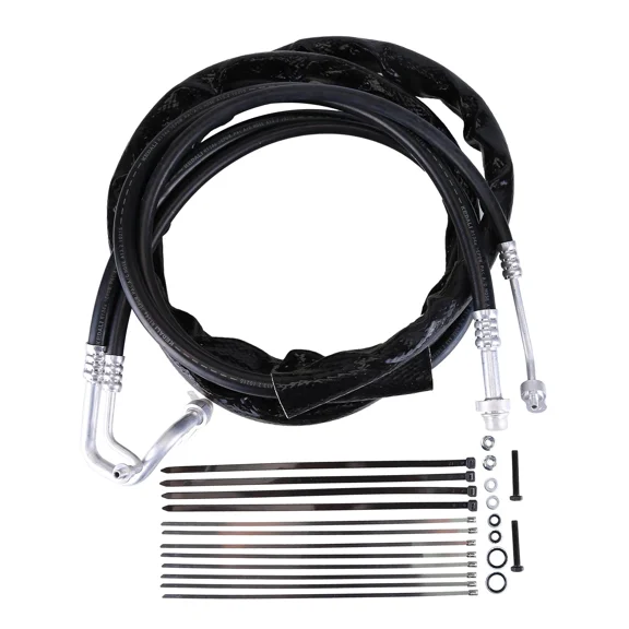 AT34653 Rear AC Line Air-Conditioner Line Set for Chevrolet Traverse GMC Acadia Buick Enclave Saturn Outlook 2007-2017, Rear Auxiliary AC Air Conditioning Hose Kit