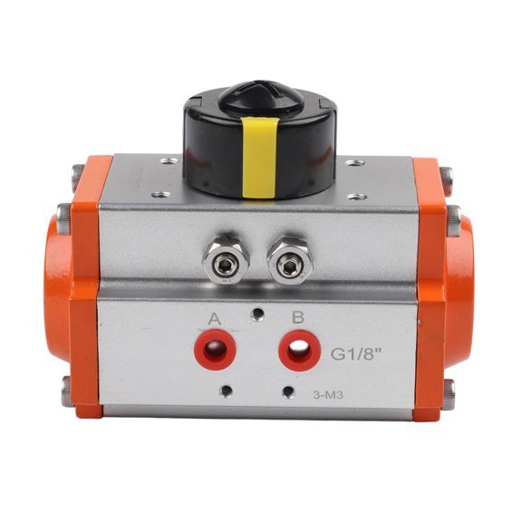 AT40 AT52 Pneumatic Actuator 90 Degree Rotation Double Acting aluminum Valve Actuator For Ball Or Butterfly Valves In Process Control Applications(AT40)