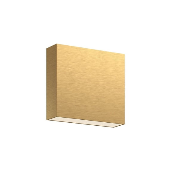 AT67006-BG-Kuzco Lighting-Mica - 8W LED Down Wall Mount-5.5 Inches Tall and 6.13 Inches Wide-Brushed Gold Finish