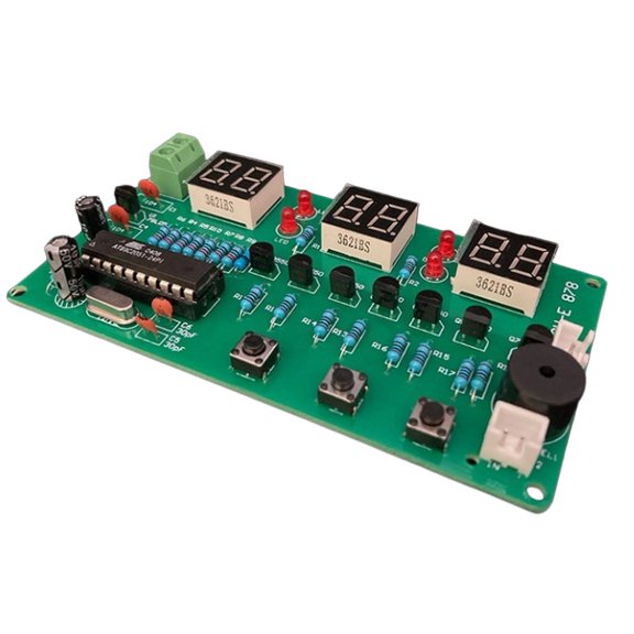AT89C2051 Six-digit Clock Kit Is For Students And Electronics Enthusiasts