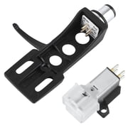 AT95E AT93 AT3400 Turntable Cartridge and Stylus, Metal Head Shell with Interchangeable Stylus