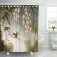 thumbnail image 1 of ATABIE Martin Spray Orchids Hummingbird Johnson Heade Painting Nineteenth Century Shower Curtain 66x72 inch, 1 of 1