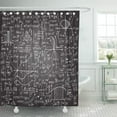 thumbnail image 1 of ATABIE Math Education Pattern Formulas Tasks Plots Calculations and Geometrical Shower Curtain 60x72 inch, 1 of 1