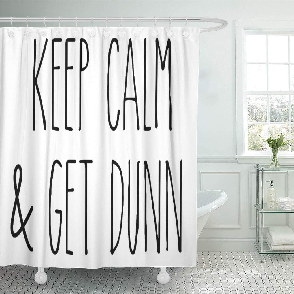 ATABIE Rae Rea Dunn Inspired Shower Curtain 66x72 inch Walmart
