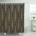 thumbnail image 1 of ATABIE Roaring 20S Vintage Gatsby Great Pattern Gold Shower Curtain 60x72 inch, 1 of 1