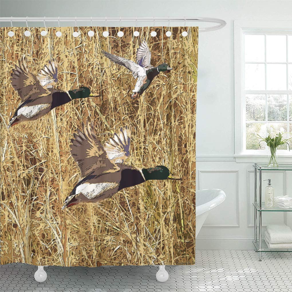 ATABIE Wild Ducks Flying Over Marsh Mallards Hunting Outdoors Shower