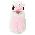 thumbnail image 1 of ATAIKU 0-24M Baby Boy Cow Flannel Romper for Halloween Christmas Unisex Hooded Outfits, 1 of 6