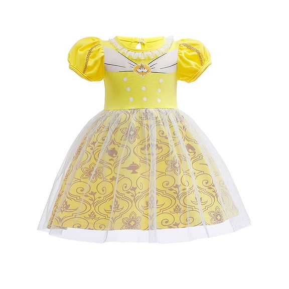 ATAIKU 1-6T Toddler Kids Girls Halloween Princess Dress Up Baby Girls Tulle Dress for Birthday Christmas Party