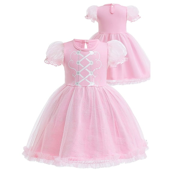 ATAIKU 1-6T Toddler Kids Girls Halloween Princess Dress Up Baby Girls Tulle Dress for Birthday Christmas Party