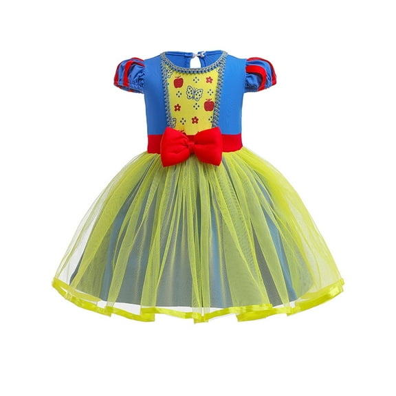 ATAIKU 1-6T Toddler Kids Girls Halloween Princess Dress Up Baby Girls Tulle Dress for Birthday Christmas Party