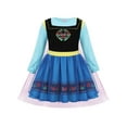 thumbnail image 1 of ATAIKU 1-6Y Princess Dress with Cape for Girls Dress Up Clothes for Halloween Party Kids Formal Dresses Wedding Gown Christmas, 1 of 9