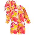 thumbnail image 1 of ATAIKU 18M-7Y Baby Girls One Piece Swimsuit Kids Rash Guard Zipper Bathing Suit UPF 50+ Toddler Sunsuit Swimwear - Starburst, 1 of 10