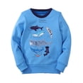 thumbnail image 1 of ATAIKU 2-7Y Toddler and Little Boys Sea Shark Sweatshirts Cotton Long Sleeve Pullover Crewneck Tops for Kids Boy, 1 of 7