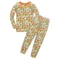 thumbnail image 1 of ATAIKU 2-8Y Toddler Little Girls 2-Piece Pajama Set, Flowers Tops and Pants, 100% Cotton Sleepwear Pjs for Kids, 1 of 9