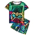 thumbnail image 1 of ATAIKU 3-12Y Kids Boys 2-Piece Pajamas Summer Pjs Toddler Short Sleeve Sleepwear Set Big Boys Game Console Jammies, 1 of 11