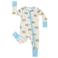 thumbnail image 1 of ATAIKU 3-24M Newborn Baby Zipper Footless / Footed Pajamas Bamboo Long Sleeve Sleepers Sleep 'N Play for Infant Toddler Boys - Bears, 1 of 8