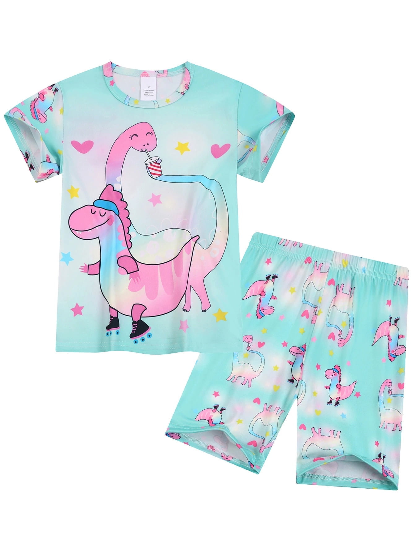 Girls Dinosaur Pajamas