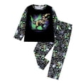 thumbnail image 1 of ATAIKU 3-8Y Toddler and Little Boy Pajamas Set Kids Long Sleeve Tee and Pants Dinosaur Sleepwear Boys 2-Piece Jammies, 1 of 9
