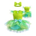 thumbnail image 1 of ATAIKU 3M-18M Infant Baby Girls Princess Dress Up Romper Onesie Tutu Dress Bodysuit with Headband Birthday Halloween Christmas Party Dresses, 1 of 10