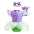 thumbnail image 1 of ATAIKU 3M-18M Infant Baby Girls Princess Dress Up Romper Onesie Tutu Dress Bodysuit with Headband Birthday Halloween Christmas Party Dresses, 1 of 9