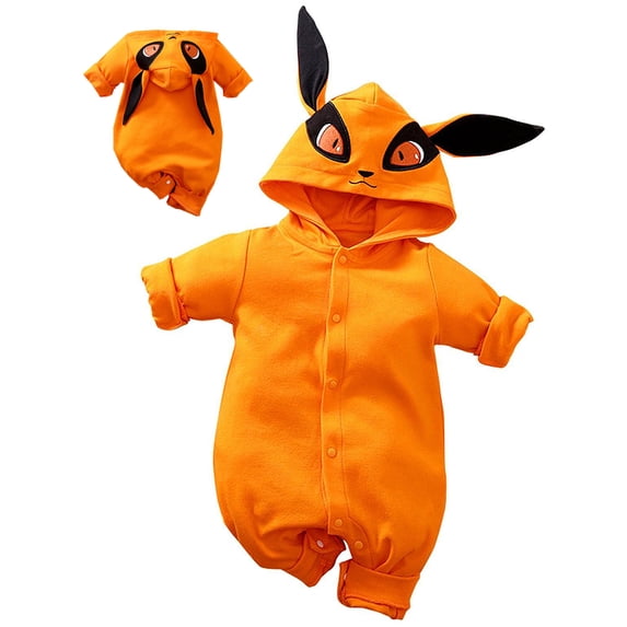 ATAIKU Cute Baby Boy Girl Romper Newborn Anime Onesie Toddler Halloween Long Sleeve Jumpsuit Outfit Clothes