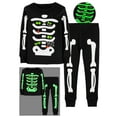 thumbnail image 1 of ATAIKU Halloween Big Boy Girl Glow-in-the-Dark Sleepwear Cotton Toddler Kids 2-Pieces Pajamas Sets,Skeleton 8 Years, 1 of 10