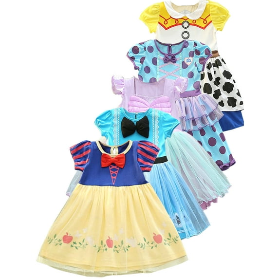 ATAIKU Princess Dress Up for Girls Sequin Tulle Birthday Party Dress Kids Ball Gown Halloween Christmas Dresses 1PCS