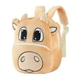 thumbnail image 1 of ATAIKU Toddler Backpacks for Boys and Girls 2-5 Years, 10 Inch Plush Backpack 3D Animal Cartoon Mini Backpack for Preschool Kindergarten - Calf, 1 of 6
