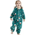 thumbnail image 1 of ATAIKU Toddler Sleeping Sack 9M-6T Christmas Flannel 2-Way Zipper Baby Sleep Sack with Feet, Infant Santa Claus Wearable Blanket, 1 of 8
