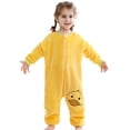thumbnail image 1 of ATAIKU Toddler Sleeping Sack 9M-6T Winter Warm Flannel 2-Way Zipper Baby Sleep Sack with Feet, Infant Animal Duck Wearable Blanket, 1 of 10
