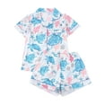 thumbnail image 1 of ATAIKU Womens Pajamas Sets Animal Turtle Short Sleeve Button Down Sleepwear Top and Shorts 2 Piece Pjs Lounge Set S-XXL, 1 of 10