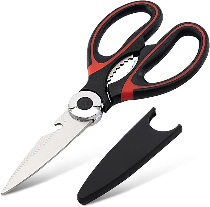 ATB Kitchen Scissor Heavy Duty Kitchen Shears with Protective Sheath ...