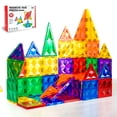 thumbnail image 1 of ATBXHZSZ 50Pcs Magnetic Tiles for Kids Magnetic Building Blocks STEM Learning Toys Educational Toddler Toys for 3-12 Years Old Boys Girls, 1 of 6