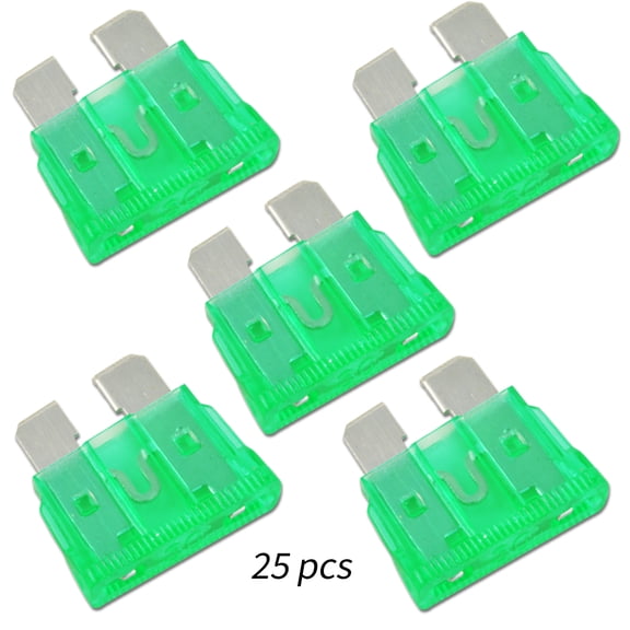 ATC Blade Style Fuse 30A AMP Automotive Car Truck Fuses Pack of 25