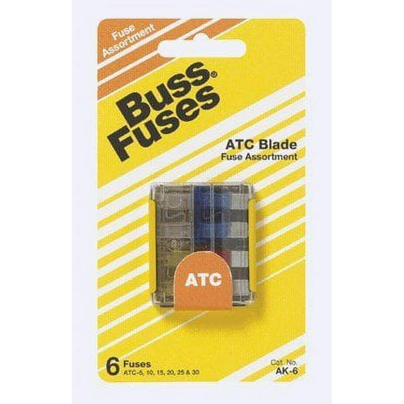 Bussmann ATC Fuse Assortment - Multicolor