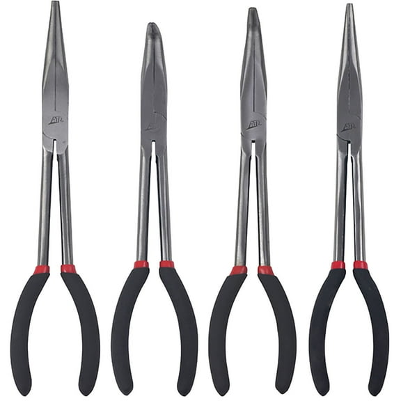 ATD 814 Long 11 Needle Nose Pliers Set, 4 Pc.