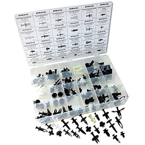 ATD Tools 39358 120 Pc. Master Push-Pin Retainer Assortment ATD-39358