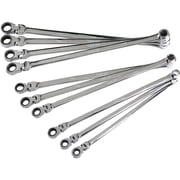 ATD Tools 6510 10pc Metric XL Flex Head Spline Ratcheting Box End Wrench Set ATD-6510