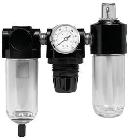 ATD Tools 7869 Poly Filter, Regulator, Lubricator and Gauge Modular Unit with Manual Drain ATD-7869