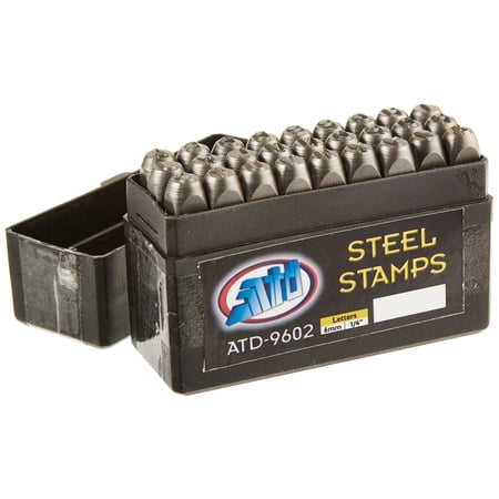 ATD Tools 9602 27 Pc. 1/4” Letter Stamp Set ATD-9602