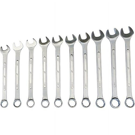 ATD Tools 1110 10 Pc. 12 Point Metric Jumbo Raised Panel Combination Wrench Set ATD-1110