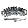 thumbnail image 1 of ATD Tools ATD-12451A 0.375 in. Drive 6-Point SAE & Metric Pro Socket Set - 47 Piece, 1 of 1