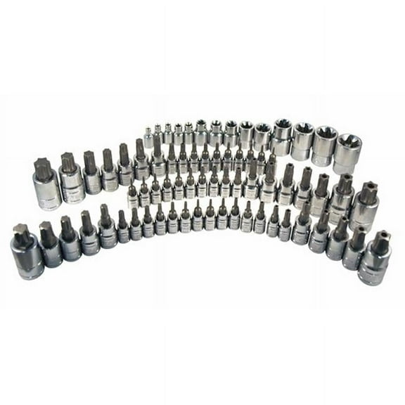 ATD Tools 13772 72 Pc. Master Star Bit Socket Set ATD-13772
