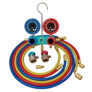 أدوات ATD ATD-3696 Deluxe Dual R134A- R12 Aluminium Ac Manifold Gauge Set