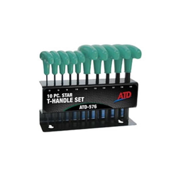 ATD Tools 576 10 Pc. Star T-Handle Set ATD-576