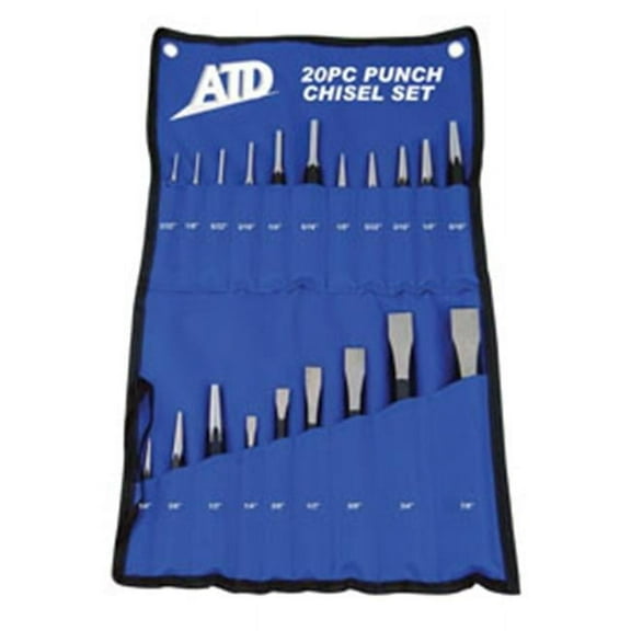 ATD Tools ATD-720 20 Pc. Punch And Chisel Set