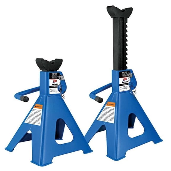 ATD Tools 7448A 12-Ton Double Lock Ratchet Style Jack Stands ATD-7448A